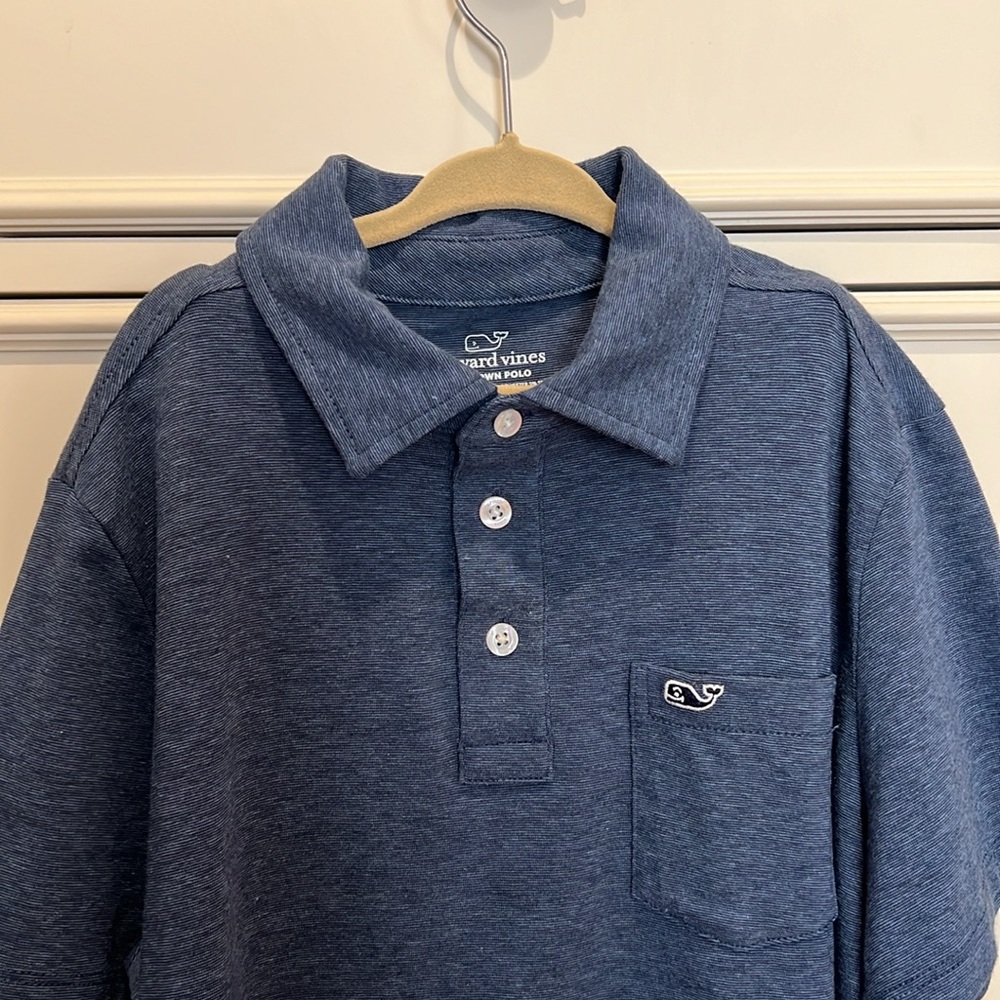 Boys SZ M VINEYARDS VINES EDGARTOWN short sleeve polo shirt - Picture 7 of 7